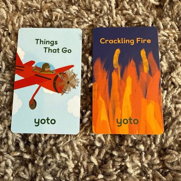 Yoto Player Sounds Cards Crackling Fire and Things That Go Bundle - Picture 1 of 2